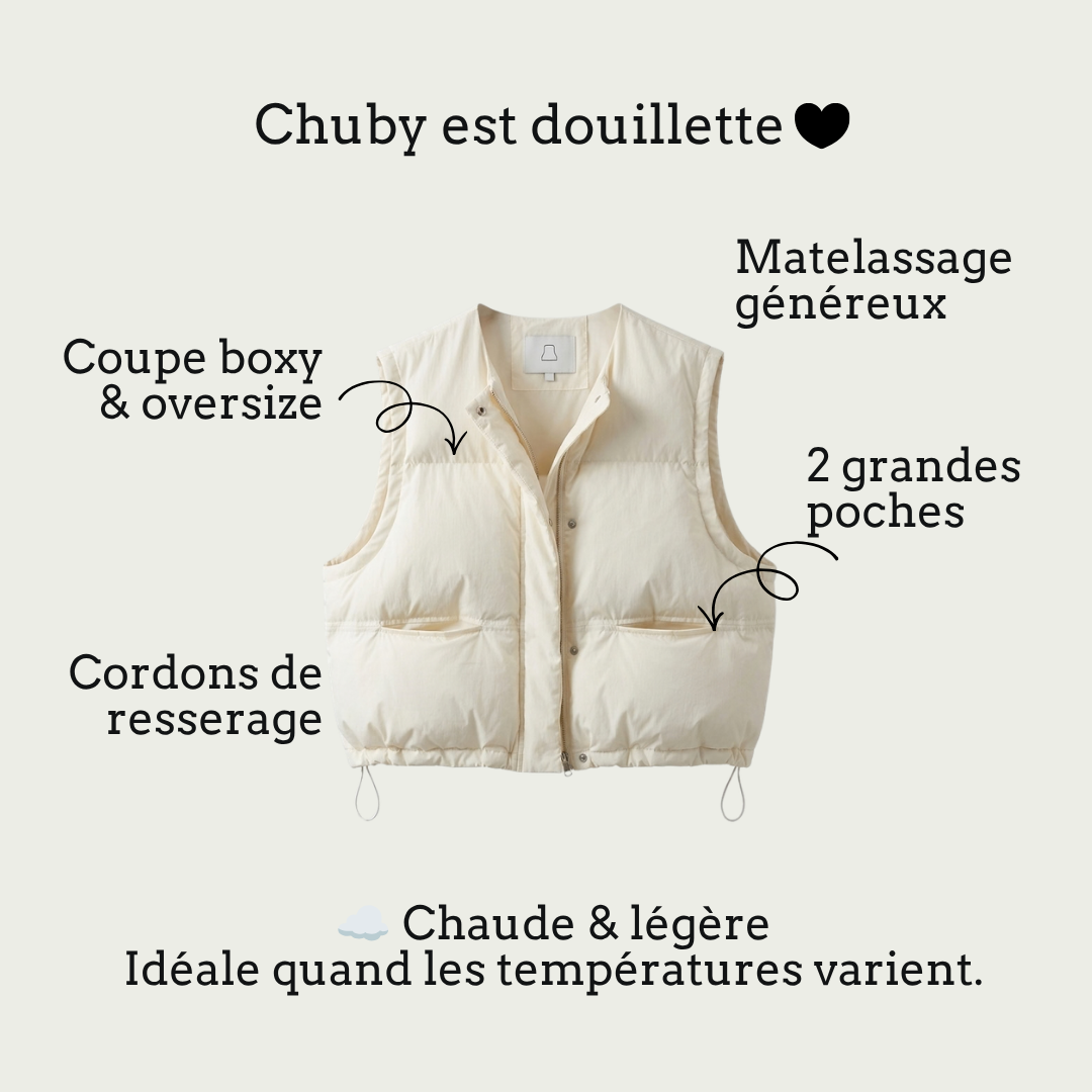 Doudoune Chuby - Coupe boxy et oversize