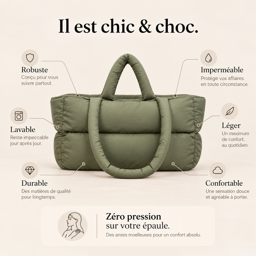 Doudoune Bag - Le sac costaud & moelleux