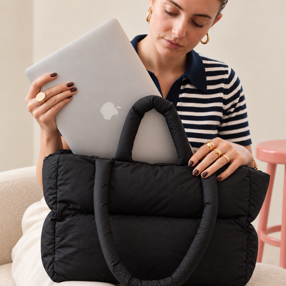Doudoune Bag - Le sac costaud & moelleux
