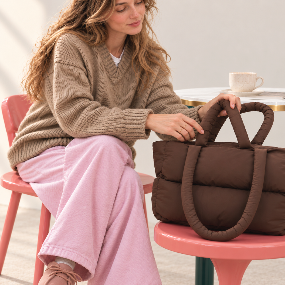 Doudoune Bag - Le sac costaud & moelleux